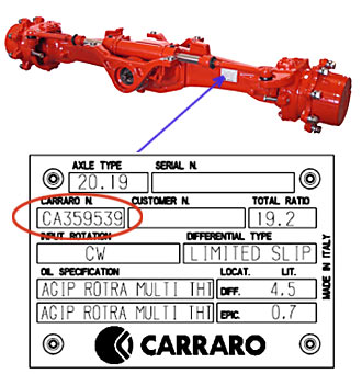 plaque carraro